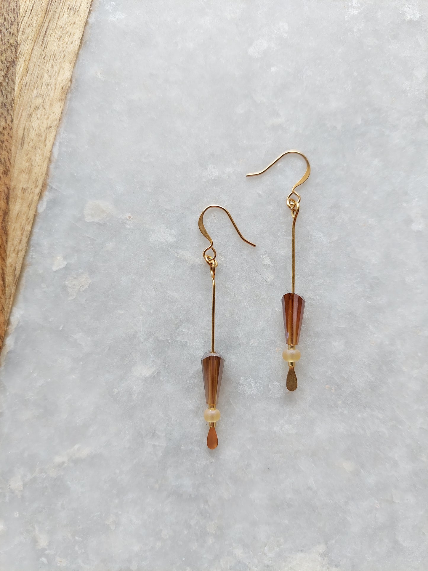 Golden Bar Earrings
