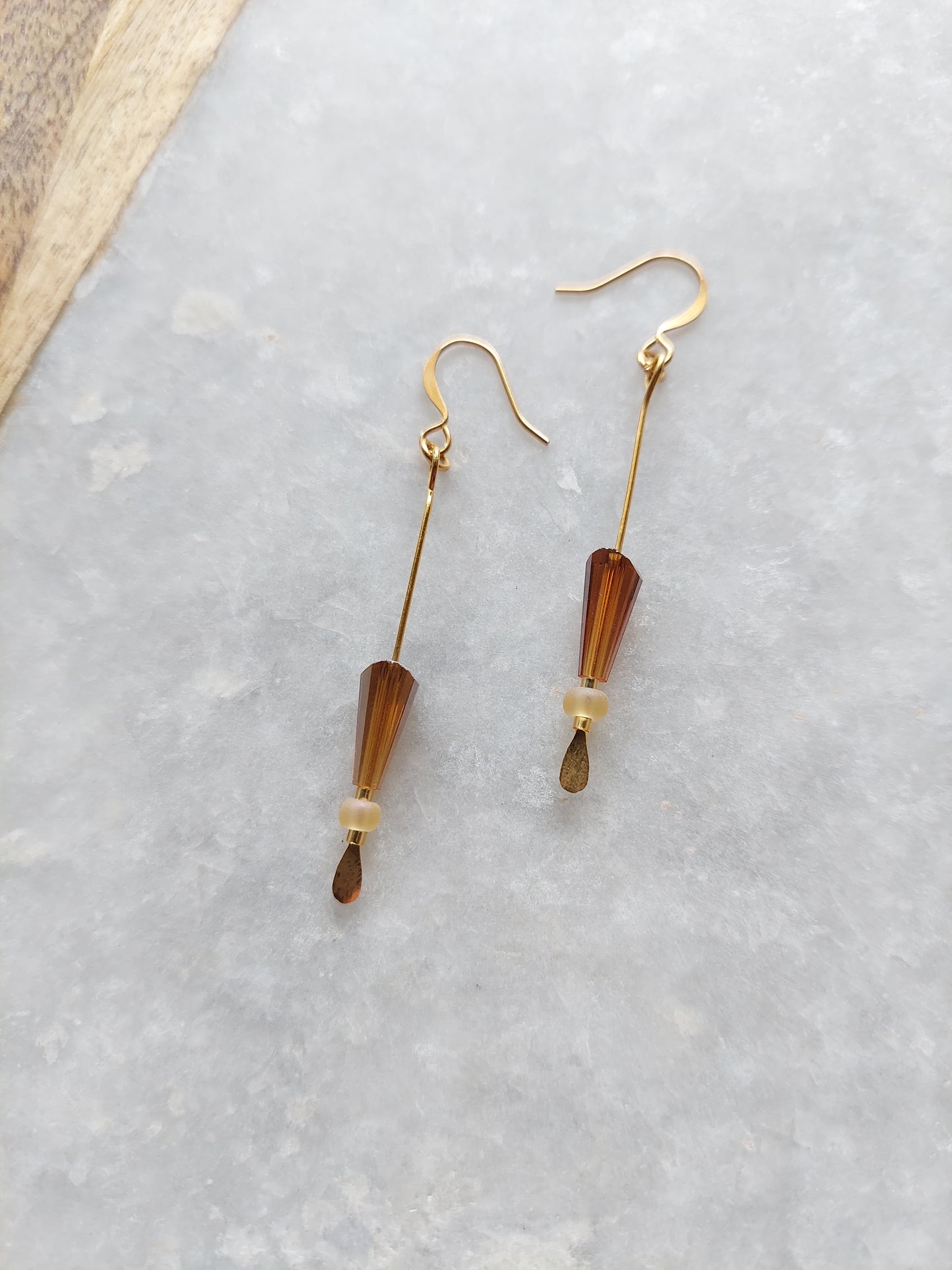 Golden Bar Earrings