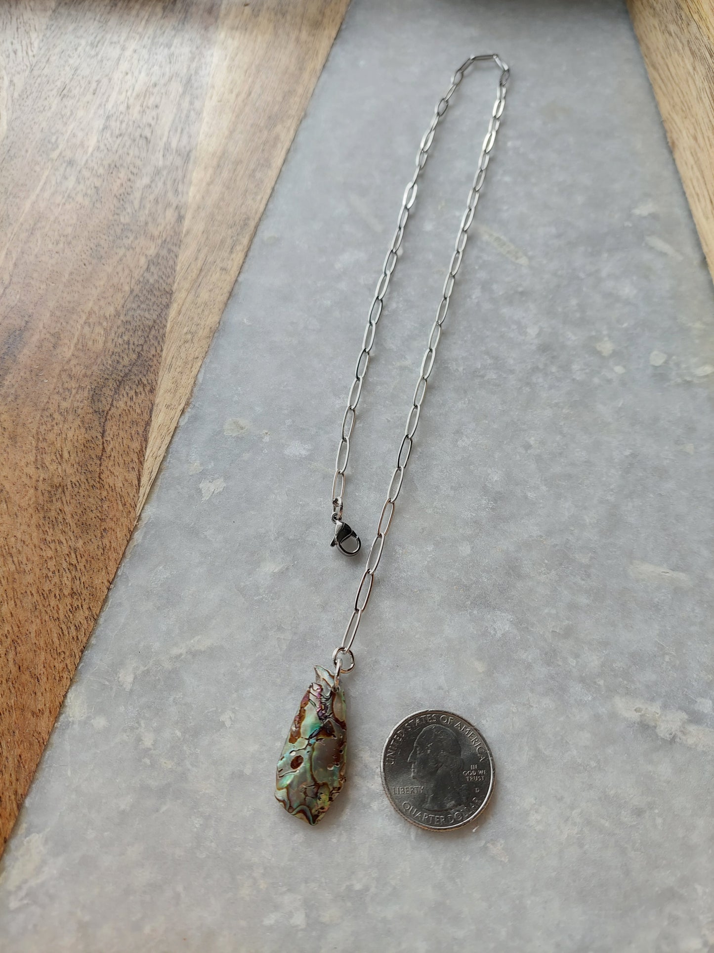 Adjustable Choker - Abalone