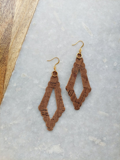 Cork Earrings - large