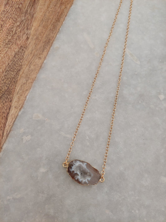 Agate Bar Necklace