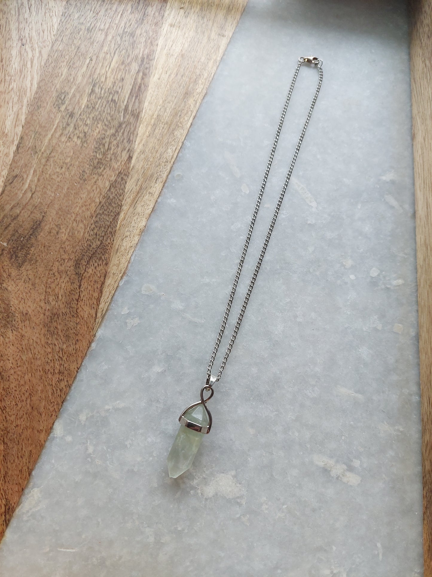 Fluorite Necklace (set-in)