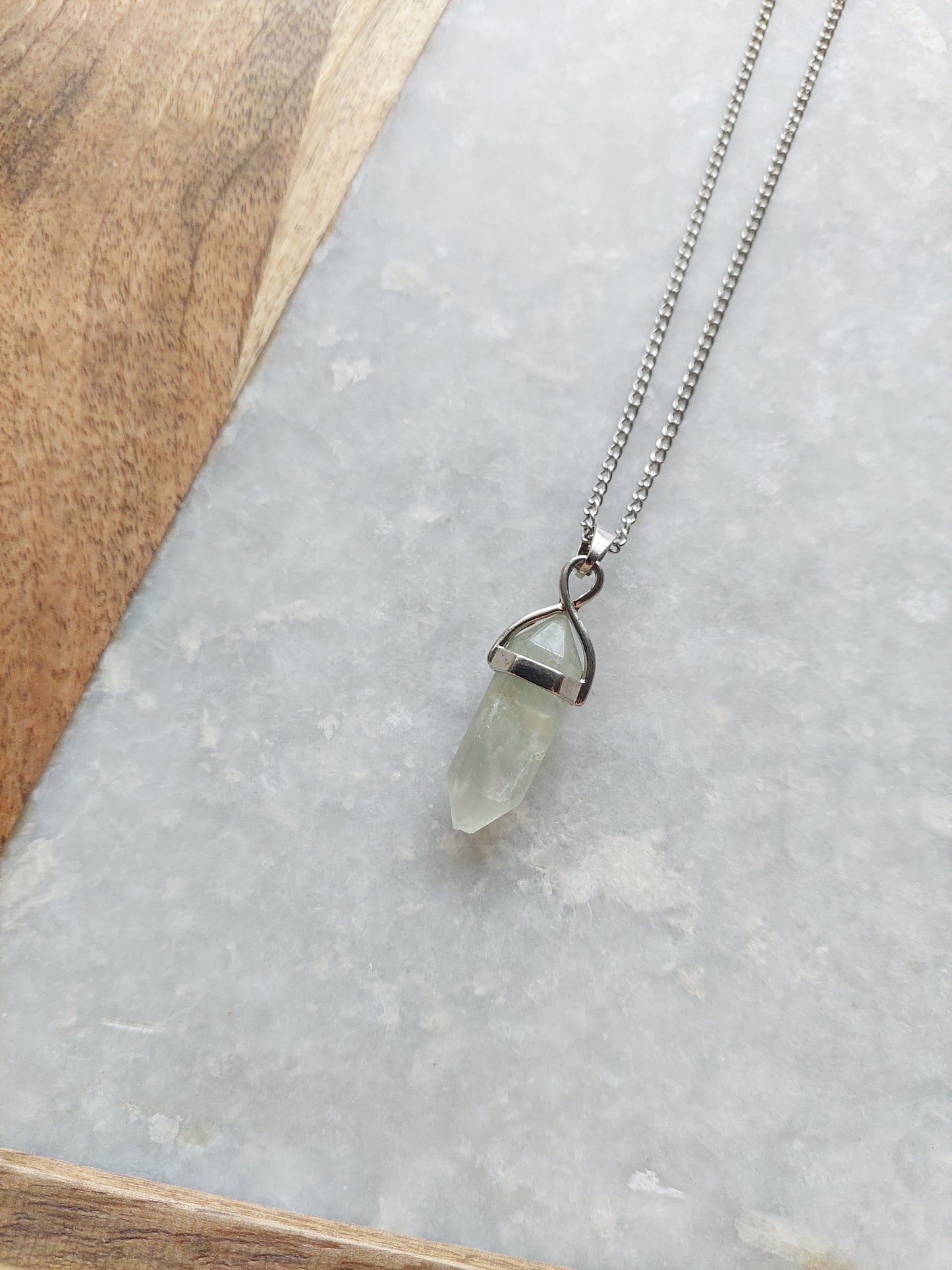 Fluorite Necklace (set-in)