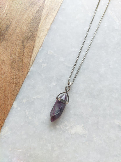 Fluorite Necklace (set-in)