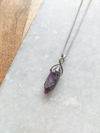 Fluorite Necklace (set-in)