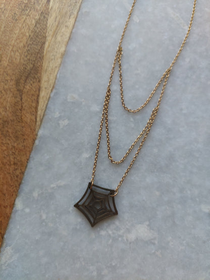 Spiderweb Chains Necklace