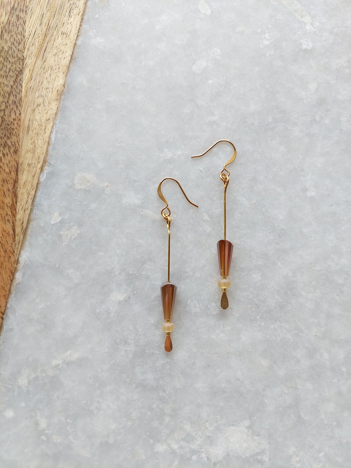 Golden Bar Earrings