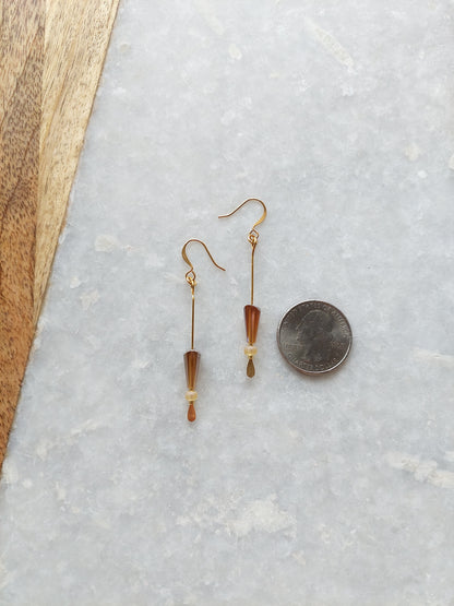 Golden Bar Earrings