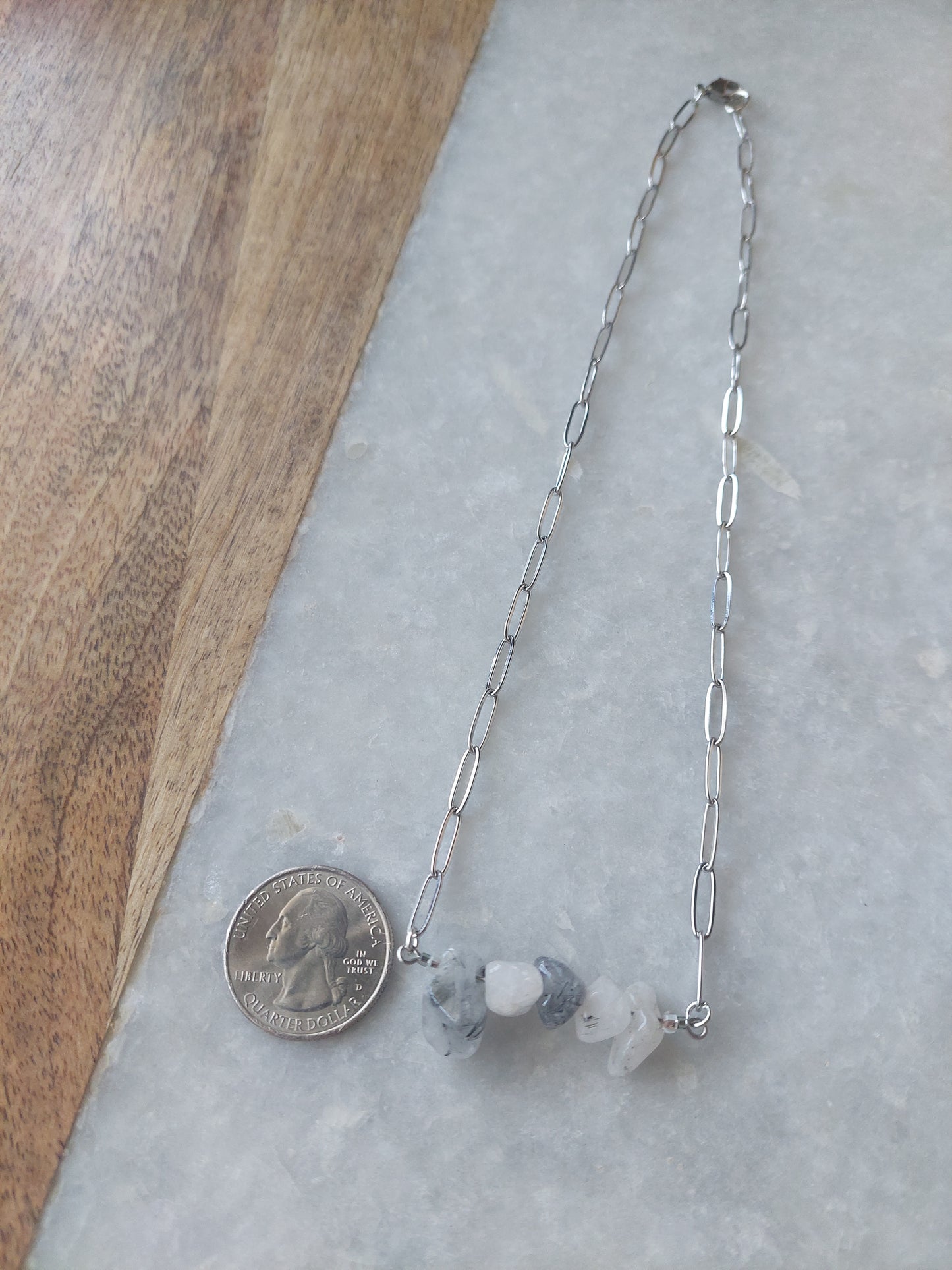 Tourmaline Quartz Necklace