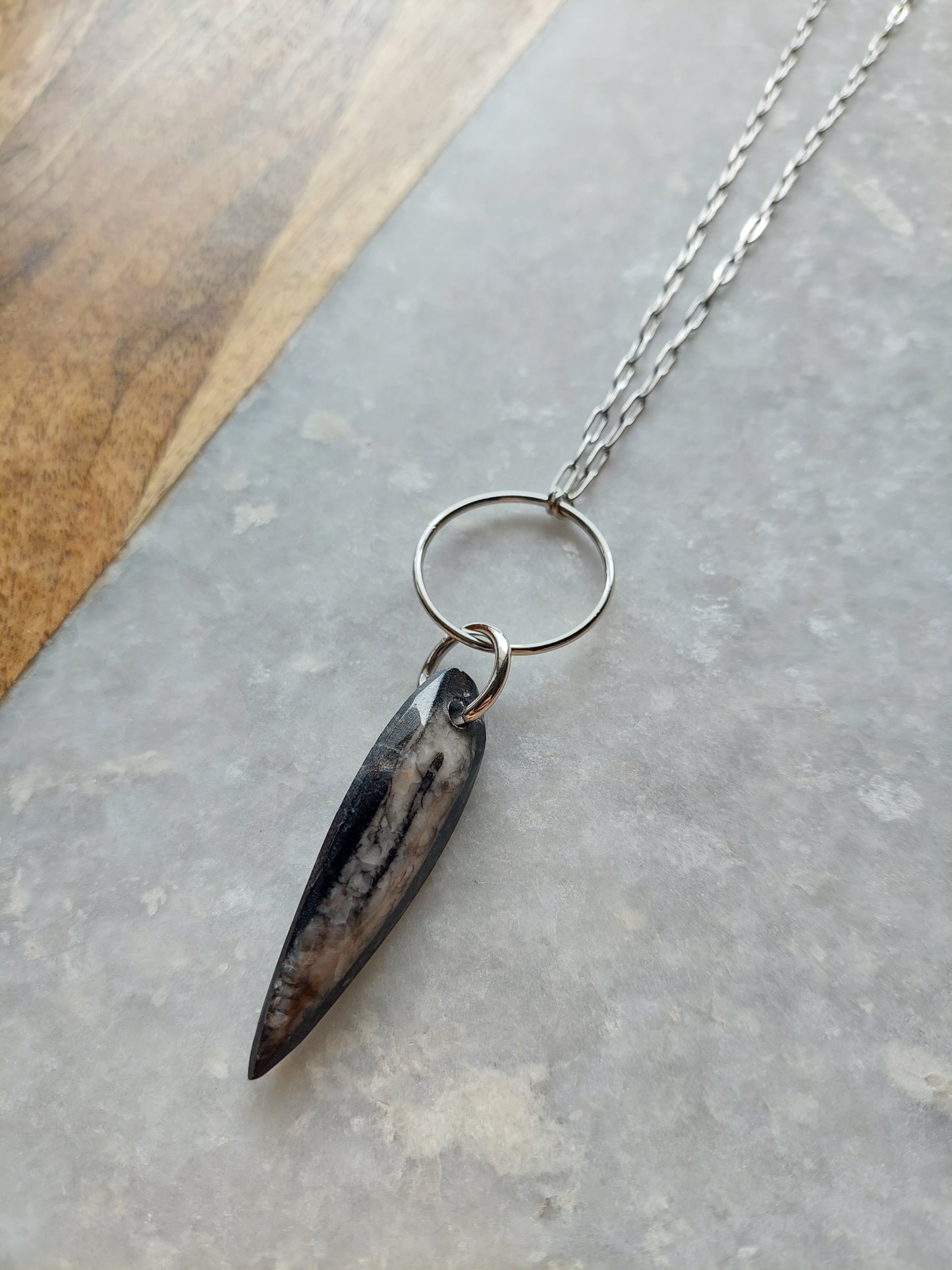 Orthoceras Fossil Necklace