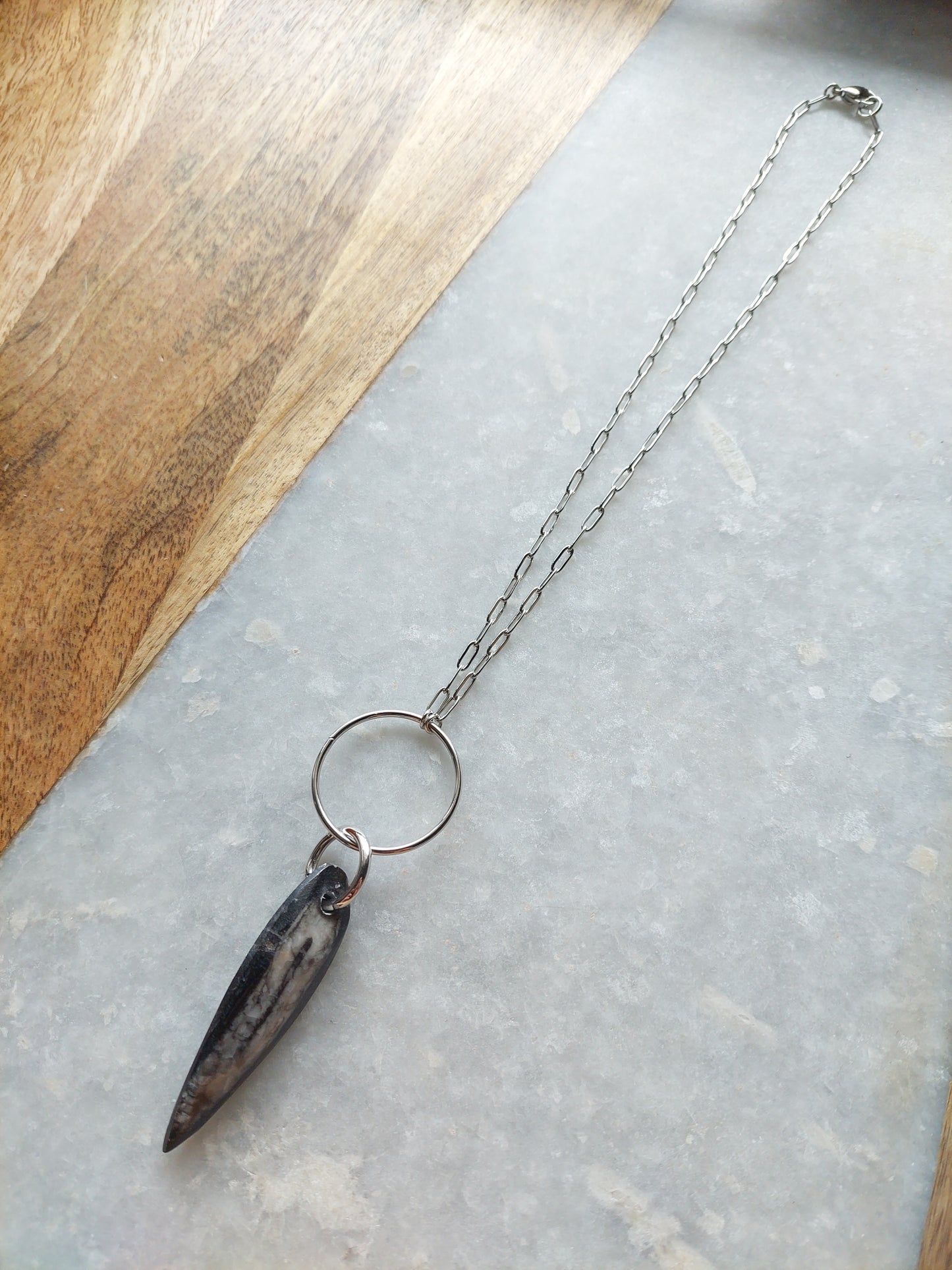 Orthoceras Fossil Necklace