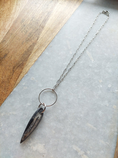 Orthoceras Fossil Necklace