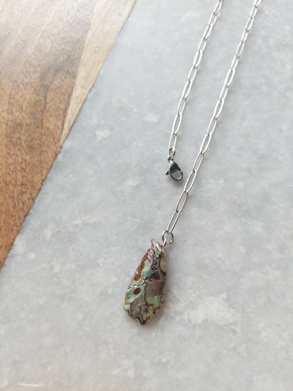 Adjustable Choker - Abalone