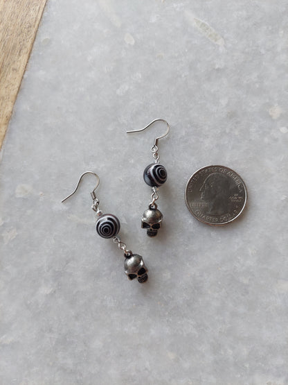 Crazy Skull Earrings