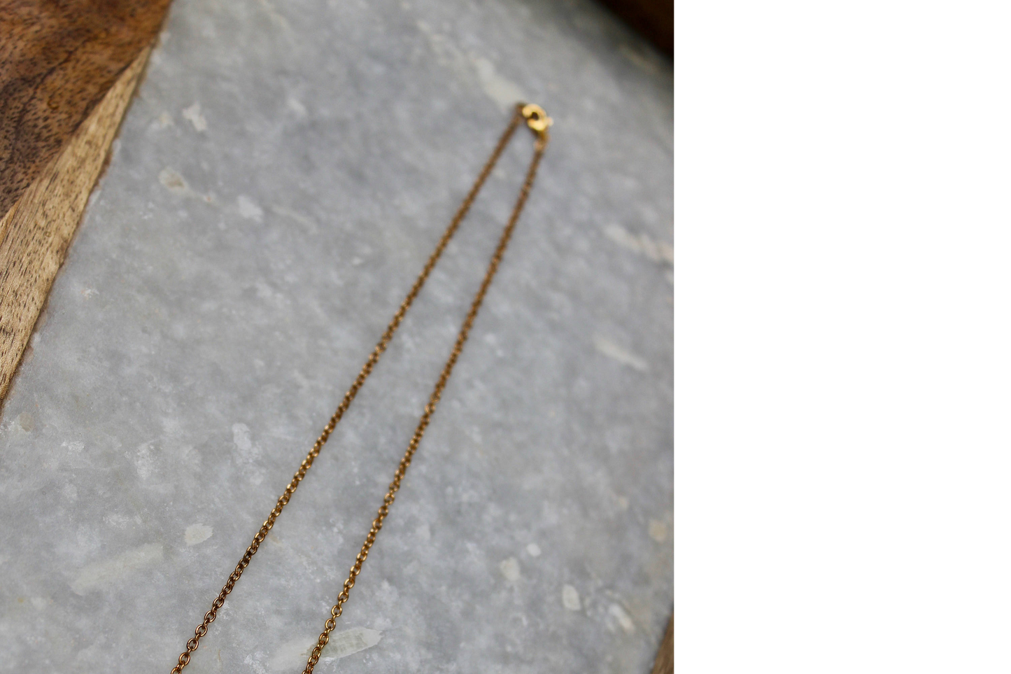 Glass Bead Bar Necklace