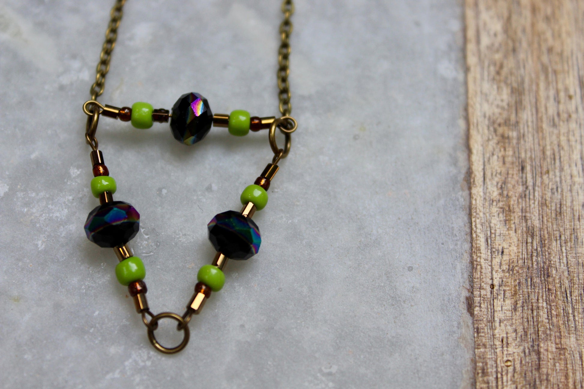 Festival Necklace, Antique Gold Accessories, Antique Gold Necklace, Triangle Necklace, Geometric Jewelry, Metal Necklace, Festival Jewelry