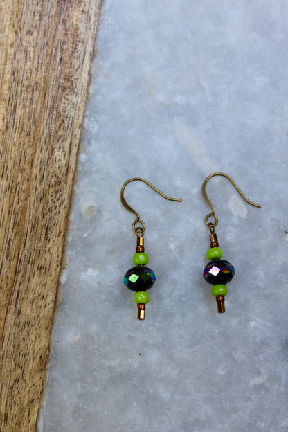 Festival Earrings, Antique Gold Accessories, Antique Gold Earrings, Dangle Earrings, Colorful Jewelry, Metal Earrings, Festival Jewelry