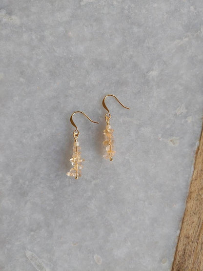 Citrine Earrings, Citrine Jewelry, Festival Earrings, Date Night Jewelry, Rock Earrings, Geode Earrings, Funky Earrings