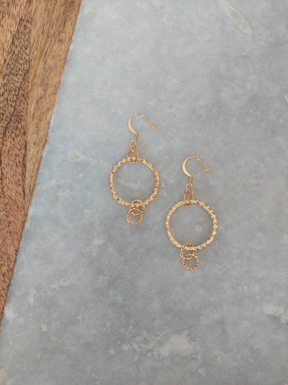 Hoop Earrings, Metal Hoop Earrings, Hoop Jewelry, Gold Earrings, Date Night Jewelry, Embossed Earrings, Funky Earrings