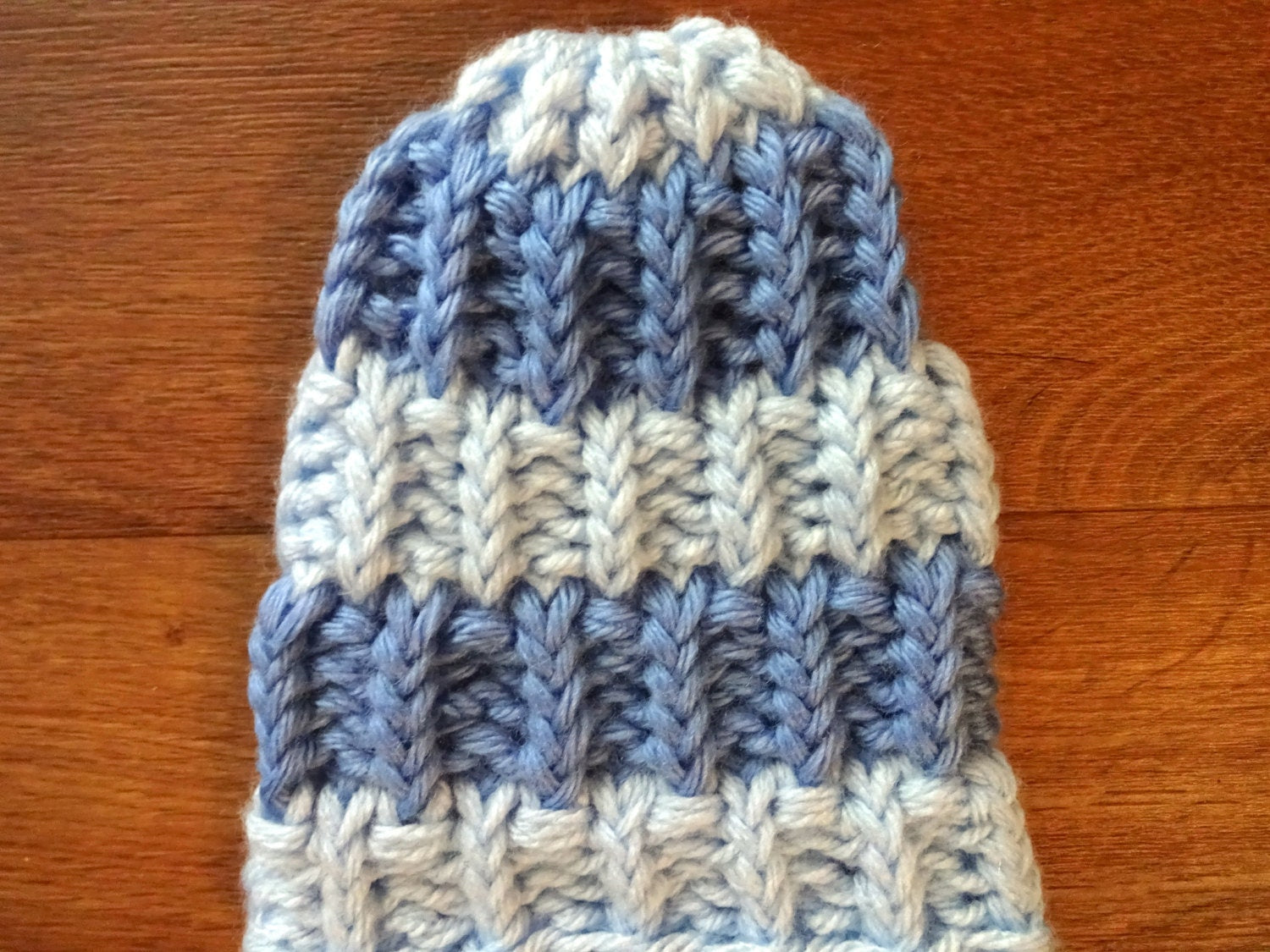 Blue Baby Beanie, Baby Hat, Winter Baby Hats, Hand Knit Baby Hat, Basket Weave Baby Hat, Newborn Accessories, Newborn Hats, Newborn Beanies