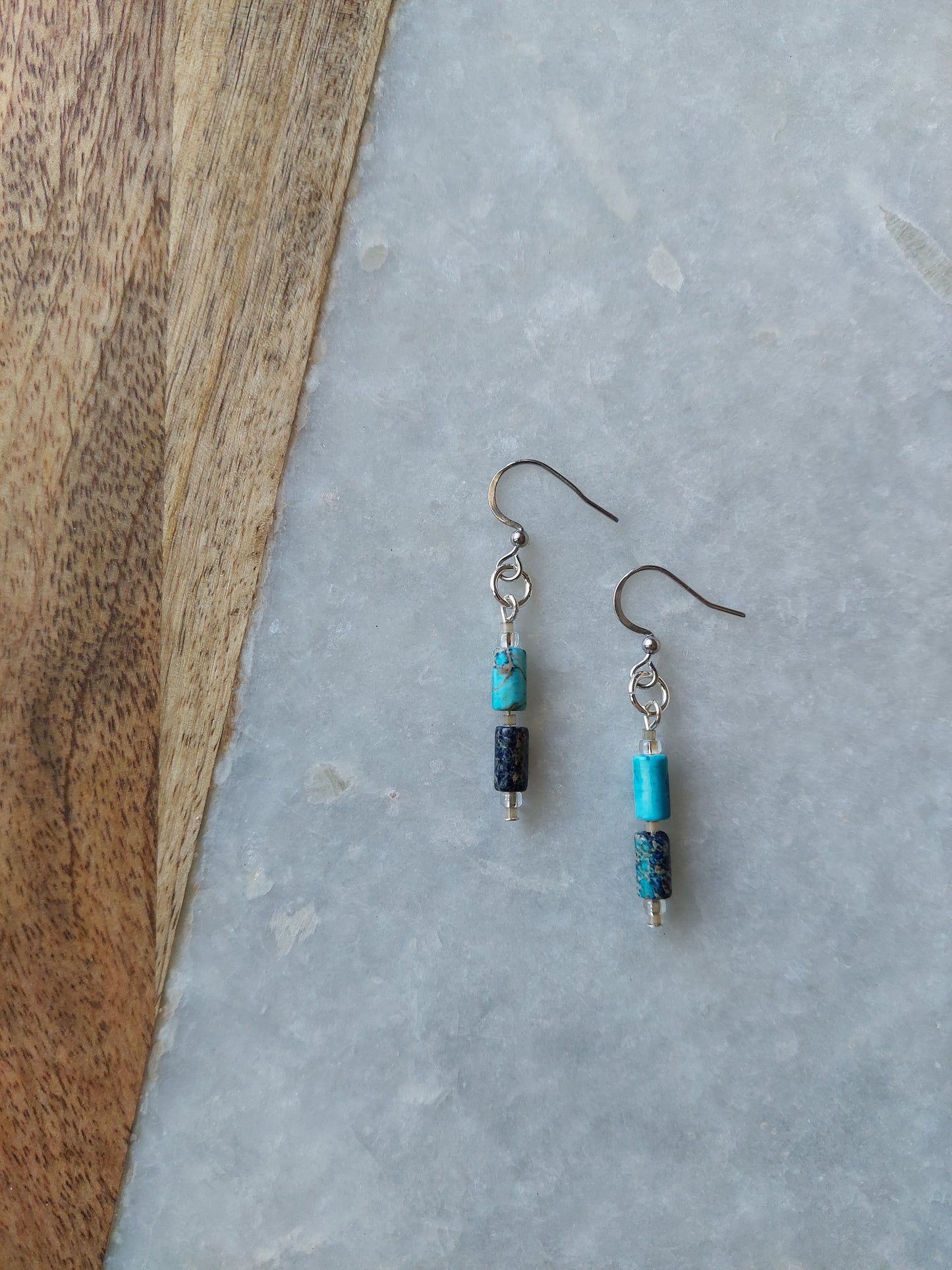 Sea Sediment Jasper Earrings