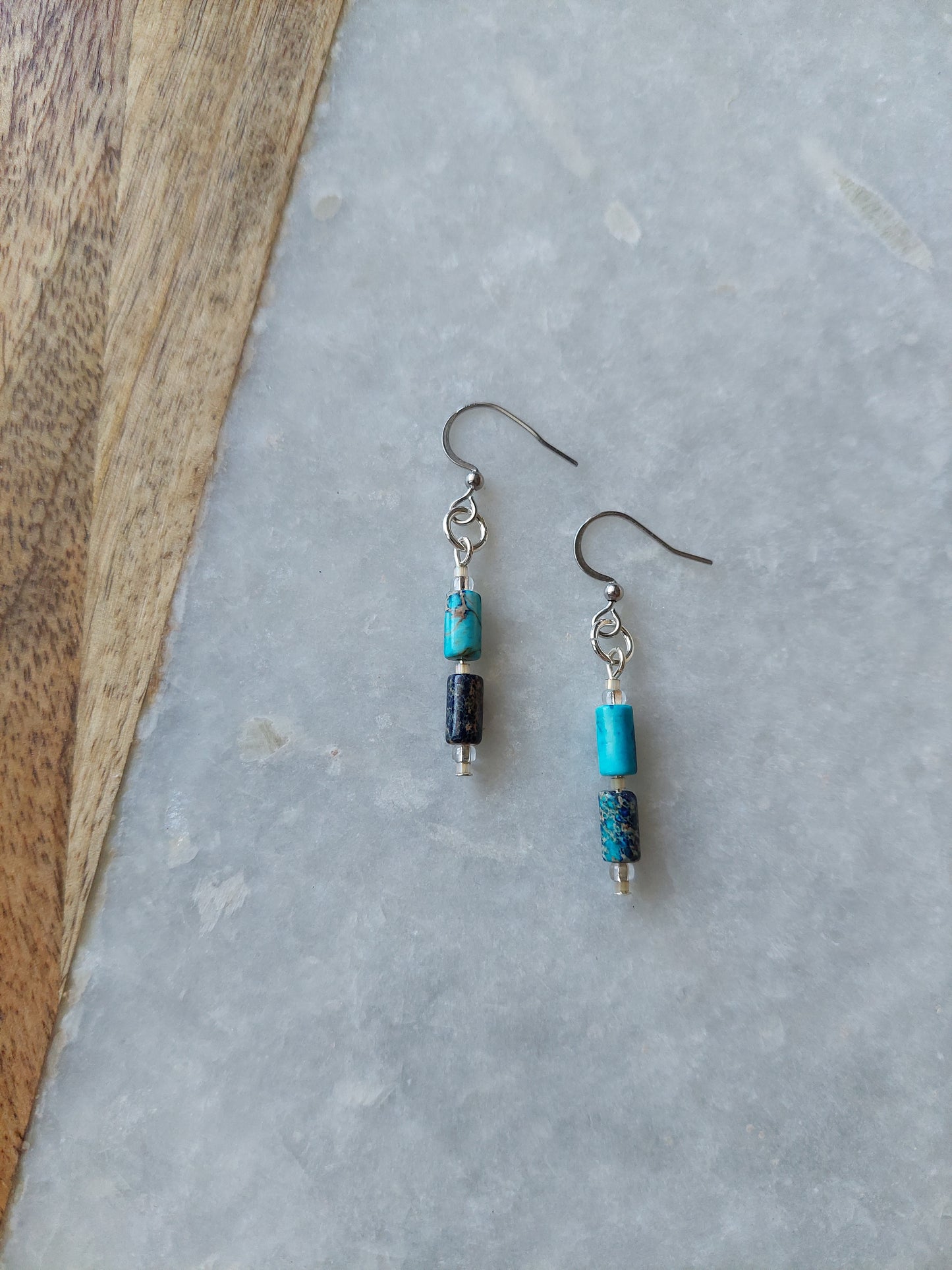 Sea Sediment Jasper Earrings