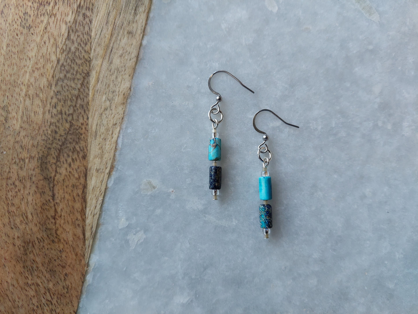 Sea Sediment Jasper Earrings